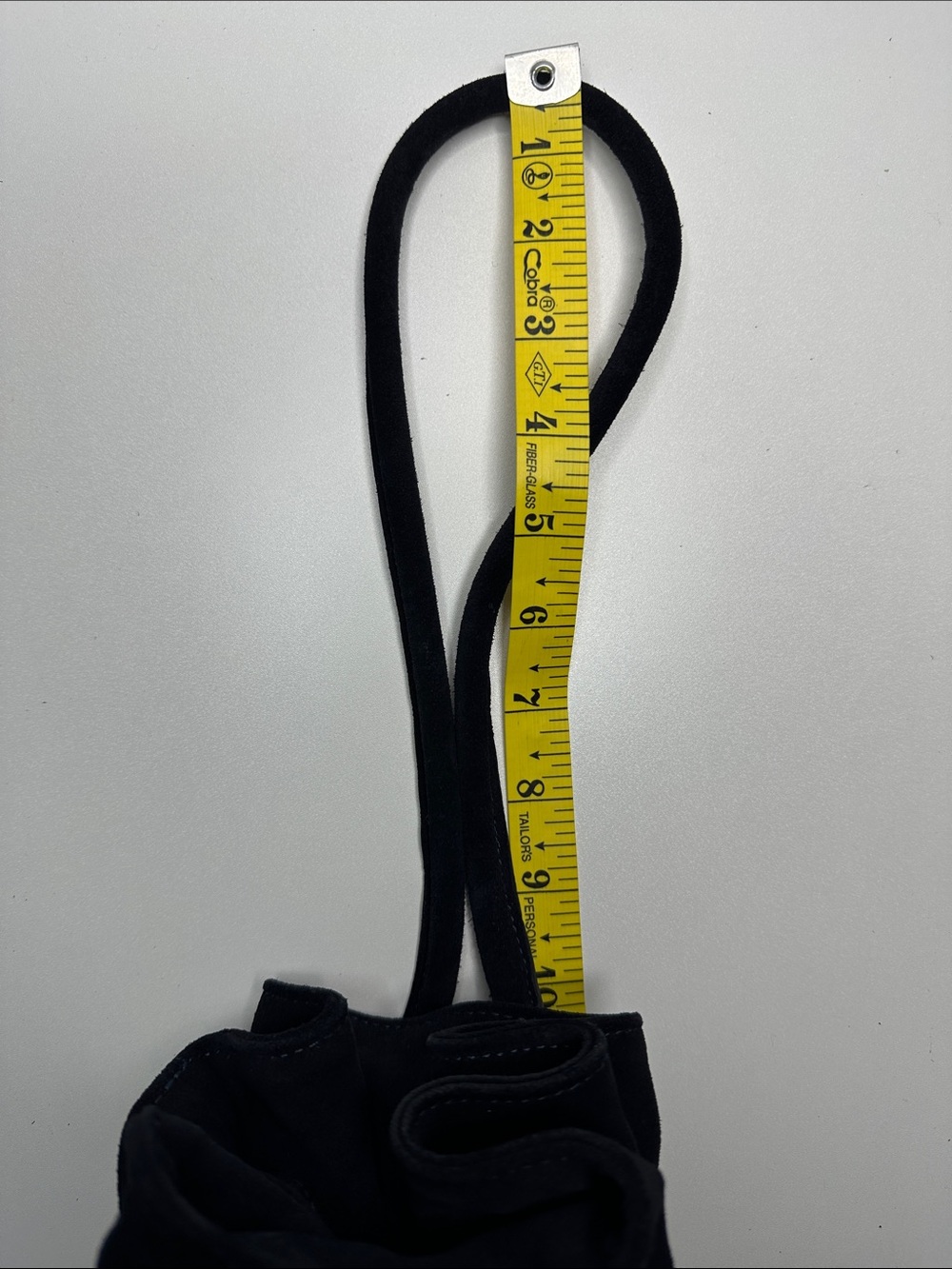 Mansur Gavriel Black Suede Drawstring Bucket Bag - Picture 11 of 11